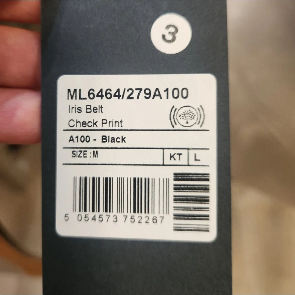 NWT Mulberry Leather Iris Belt